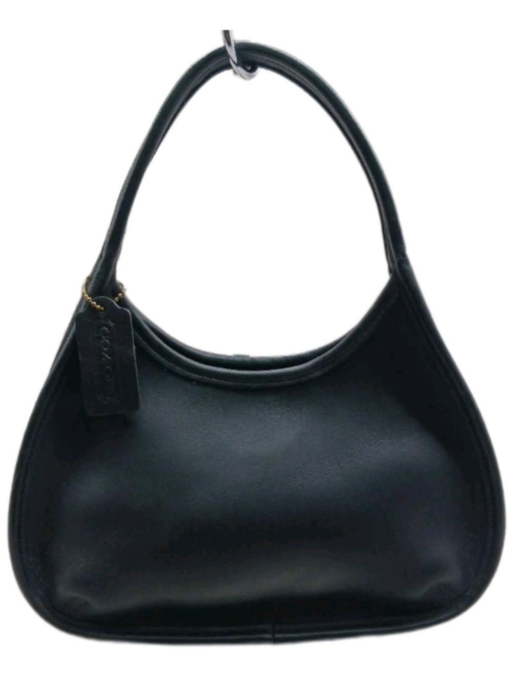 Coachtopia Mini Ergo Black Pebbled Leather Crossbody Bag - Picture 3 of 7